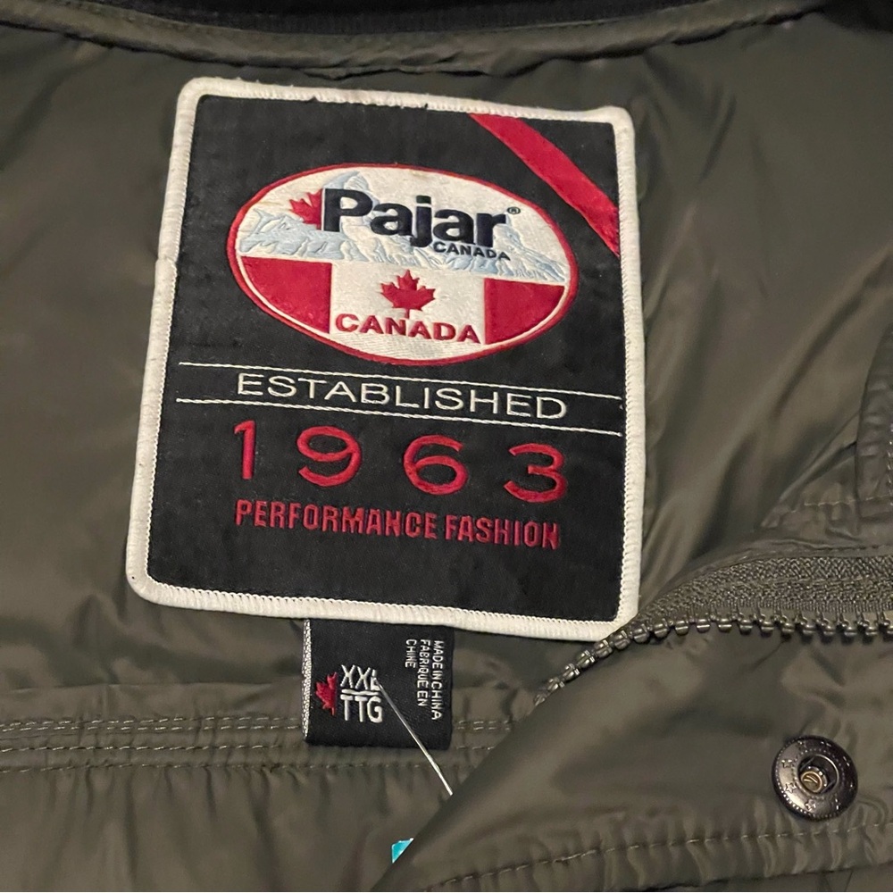 Pajar Women's Olive Hooded Puffer Jacket - Picture 9 of 11